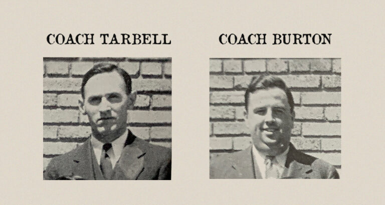 Coach Tarbull and Coach Burton